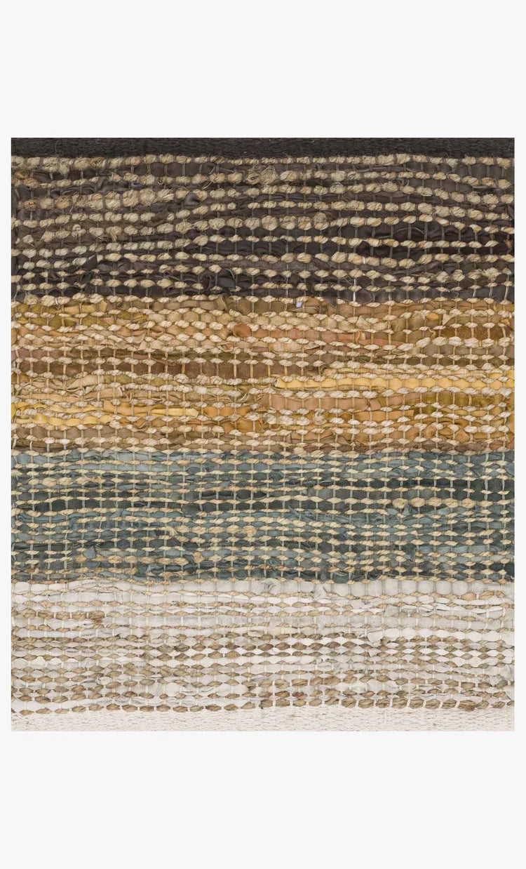 Tapis Edge en jute et coton