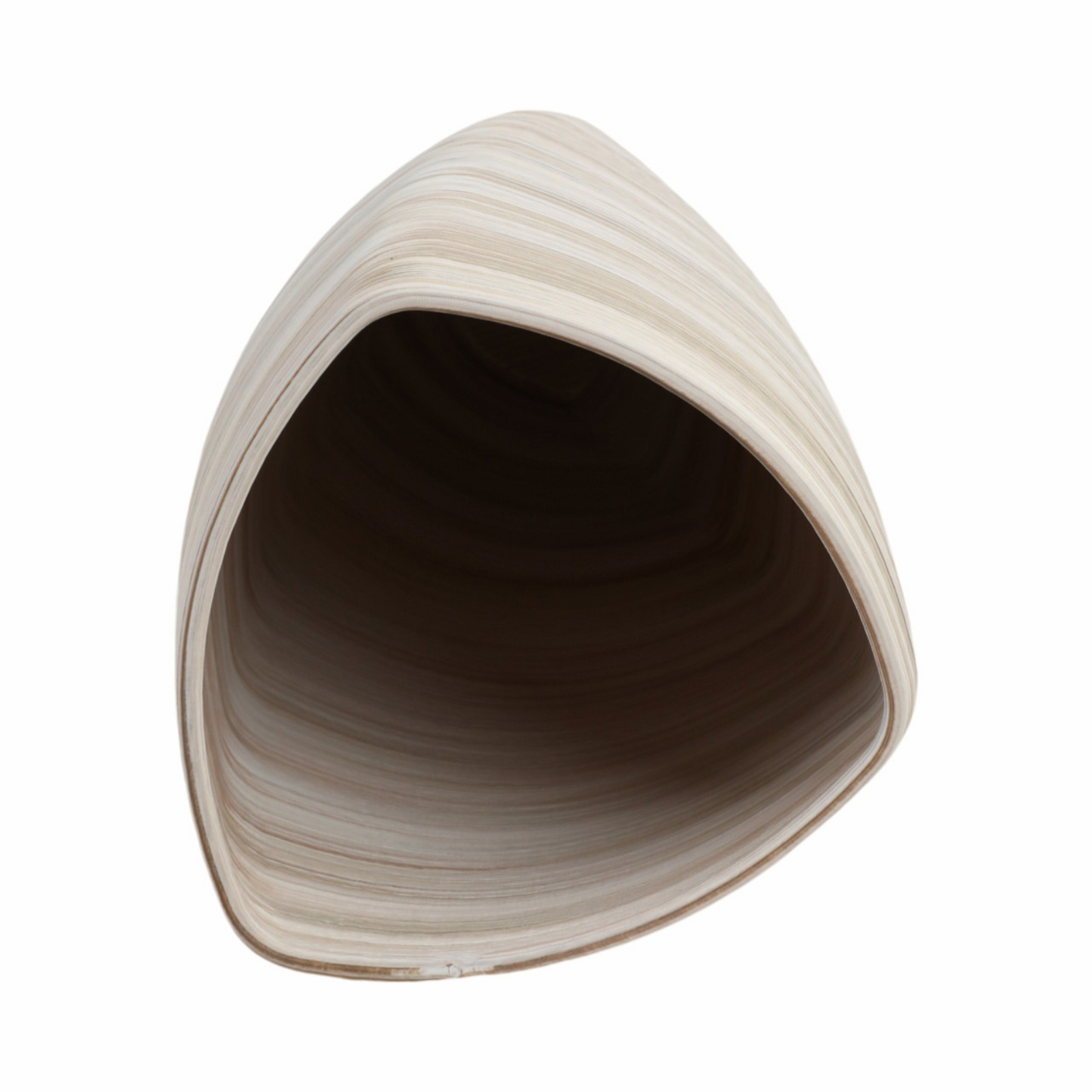 Grand vase en porcelaine imprimé en 3D Mara