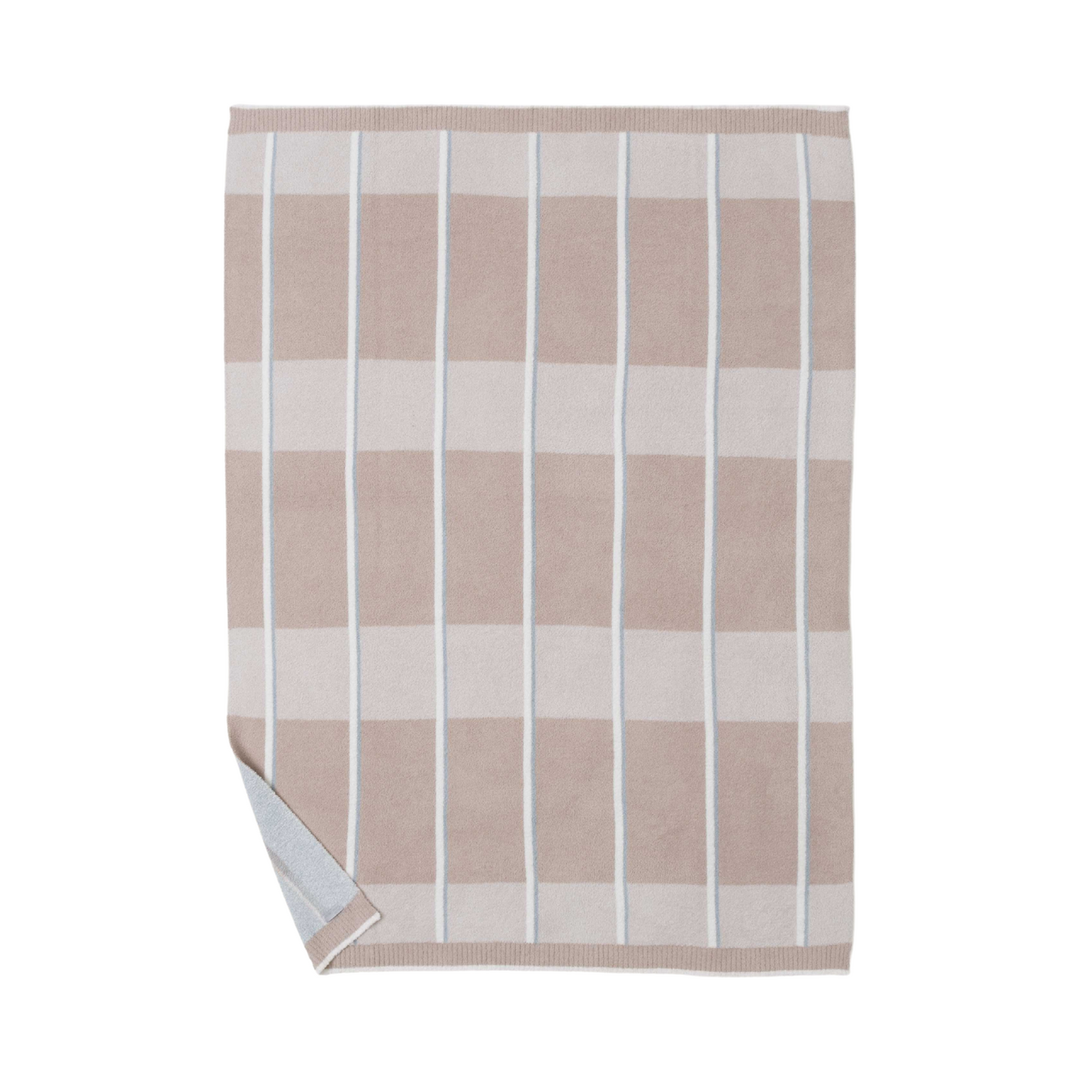 Jeté à rayures décoratives douillet