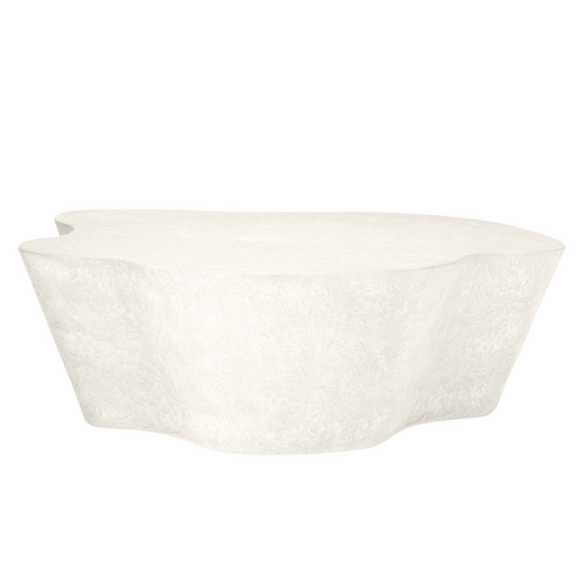 Table basse abstraite en béton