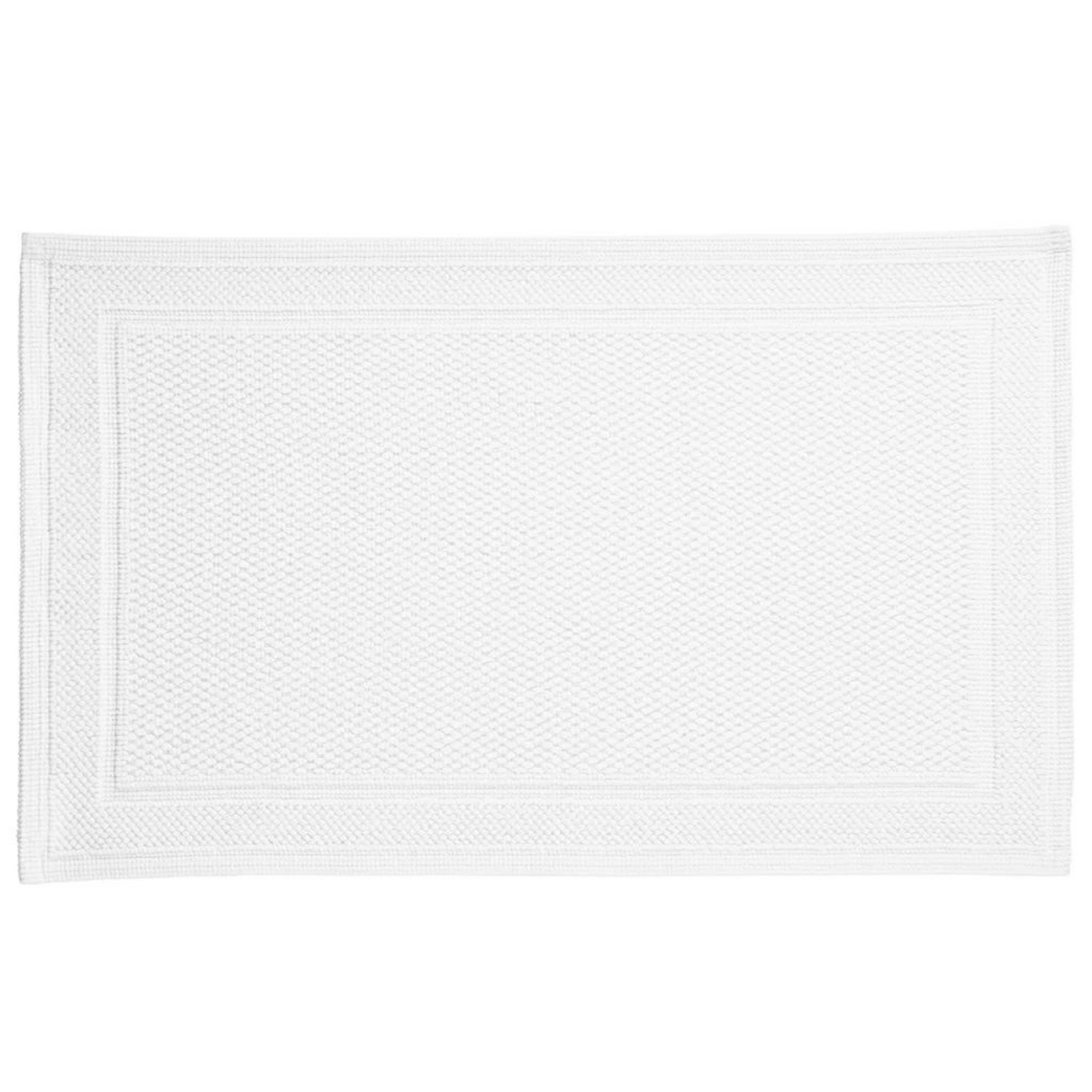 Tapis de bain en coton bouclé