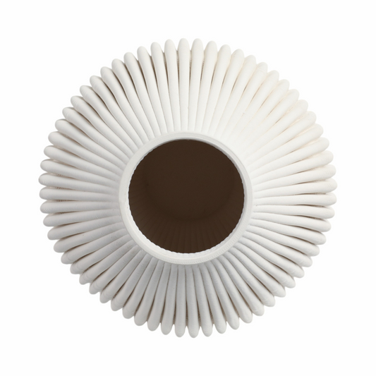 Vase en porcelaine imprimé en 3D Colton