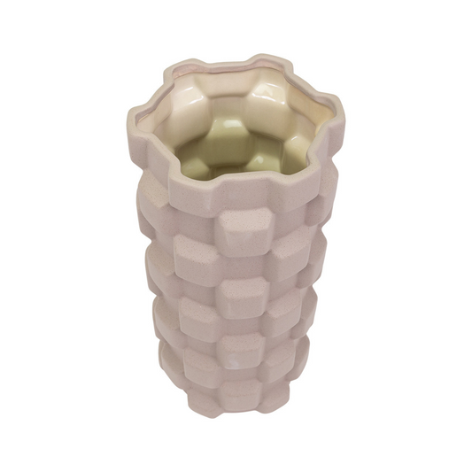 Vase carré surélevé en céramique