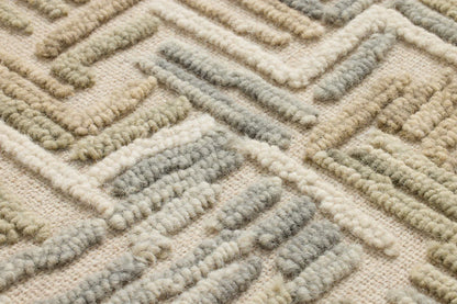 Méandre - Puzzle artisanal touffeté à la main