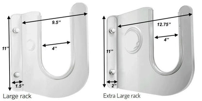 Support mural en acrylique pour planche de surf