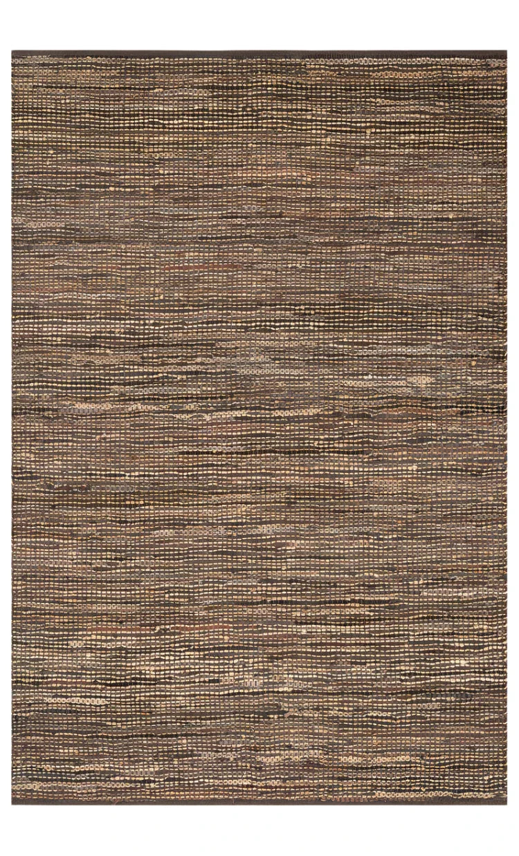 Tapis Edge en jute et coton