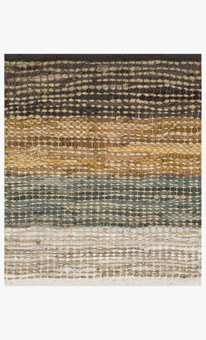 Tapis Edge en jute et coton