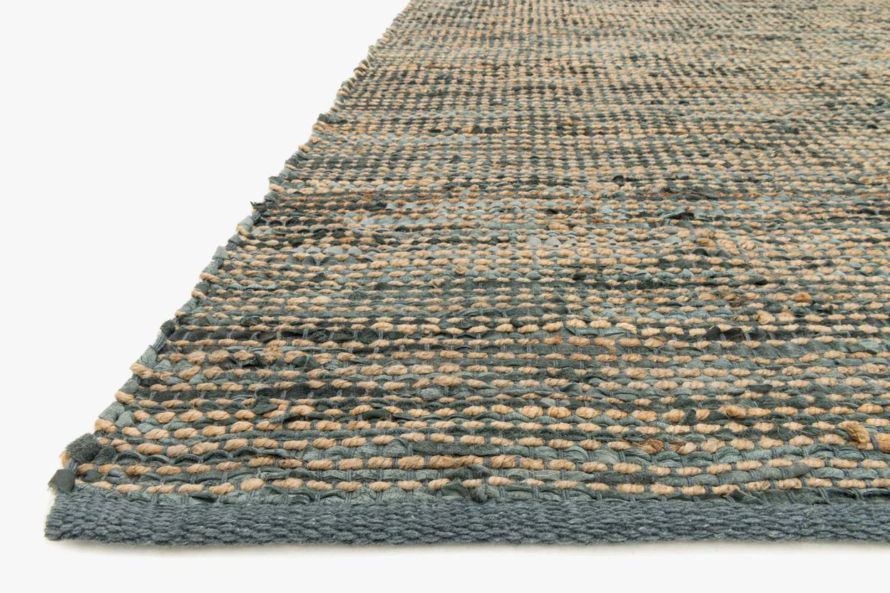 Tapis Edge en jute et coton