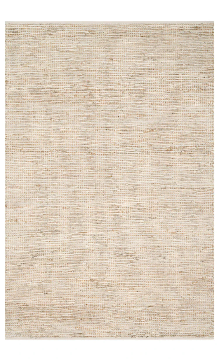 Tapis Edge en jute et coton