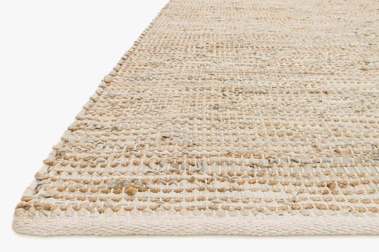 Tapis Edge en jute et coton