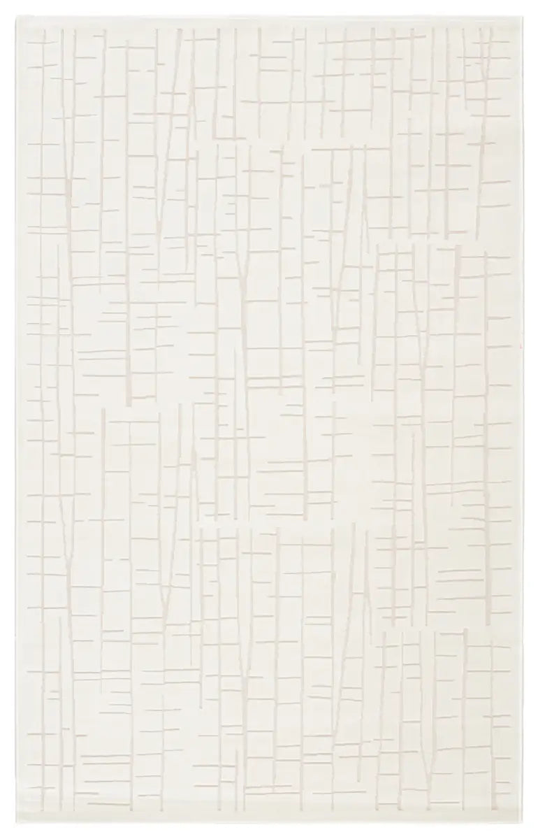 Tapis Fables Cross-Hatch en rayonne et acrylique