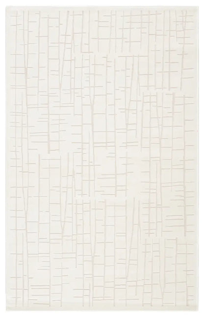 Tapis Fables Cross-Hatch en rayonne et acrylique