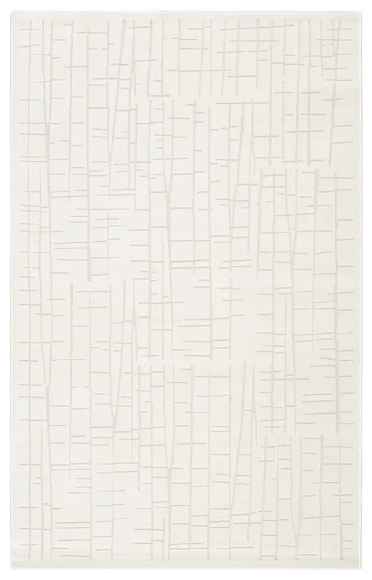 Tapis Fables Cross-Hatch en rayonne et acrylique