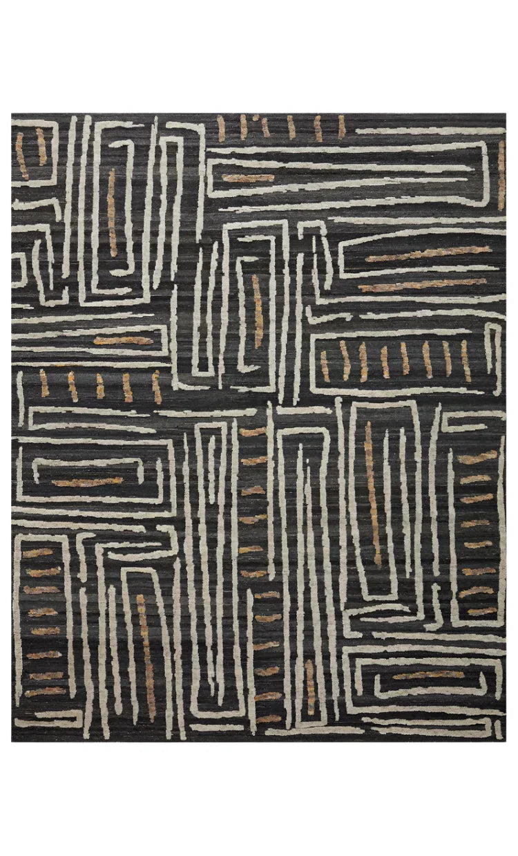 Tapis en laine et coton Naomi V