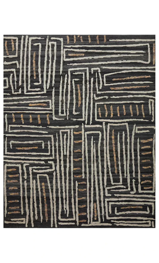 Tapis en laine et coton Naomi V