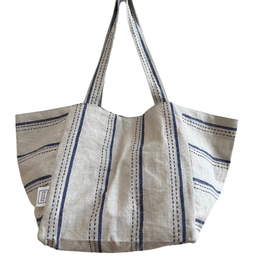Sac fourre-tout en lin et coton Indy Home