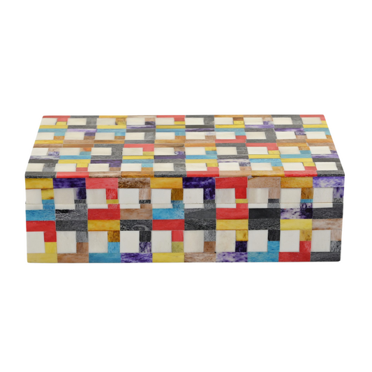 Grande boîte à os abstraite