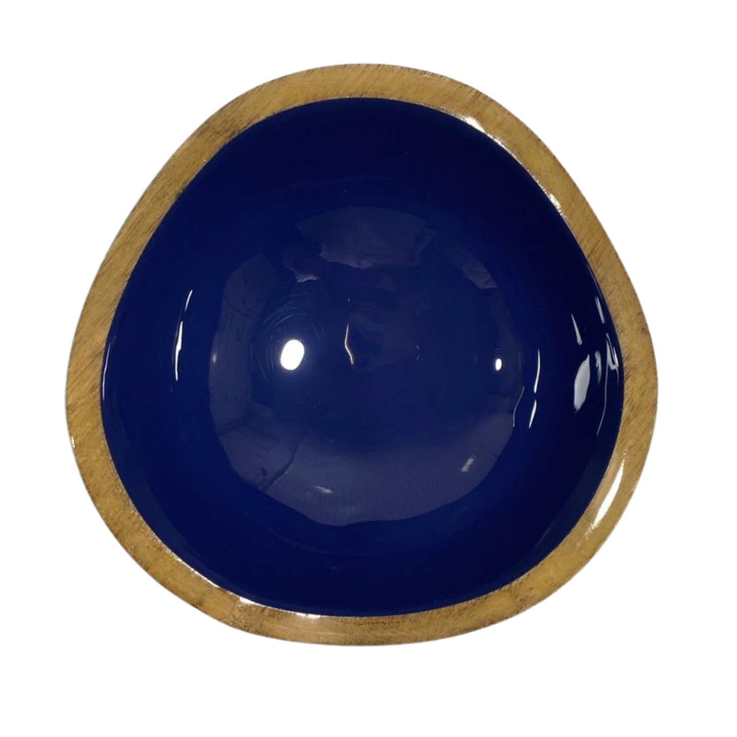 Petits bols courbés en mangue et émail Indy Home