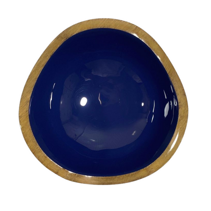 Petits bols courbés en mangue et émail Indy Home