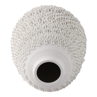 Vase en porcelaine imprimé en 3D Ariel