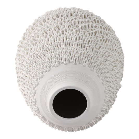 Vase en porcelaine imprimé en 3D Ariel