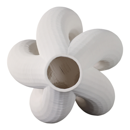 Vase en porcelaine imprimé en 3D Monique