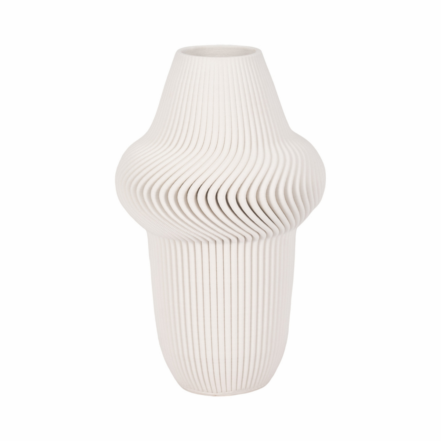 Vase en porcelaine imprimé en 3D Tilly