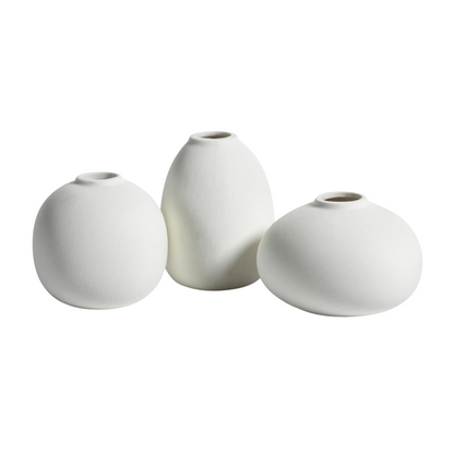 Ensemble de vases à bourgeons en argile