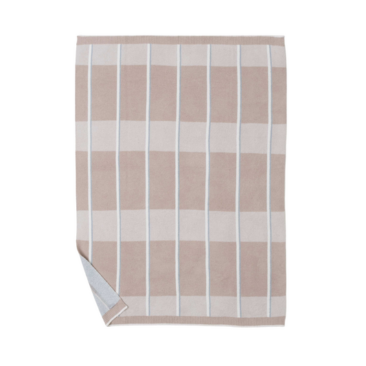 Jeté à rayures décoratives douillet