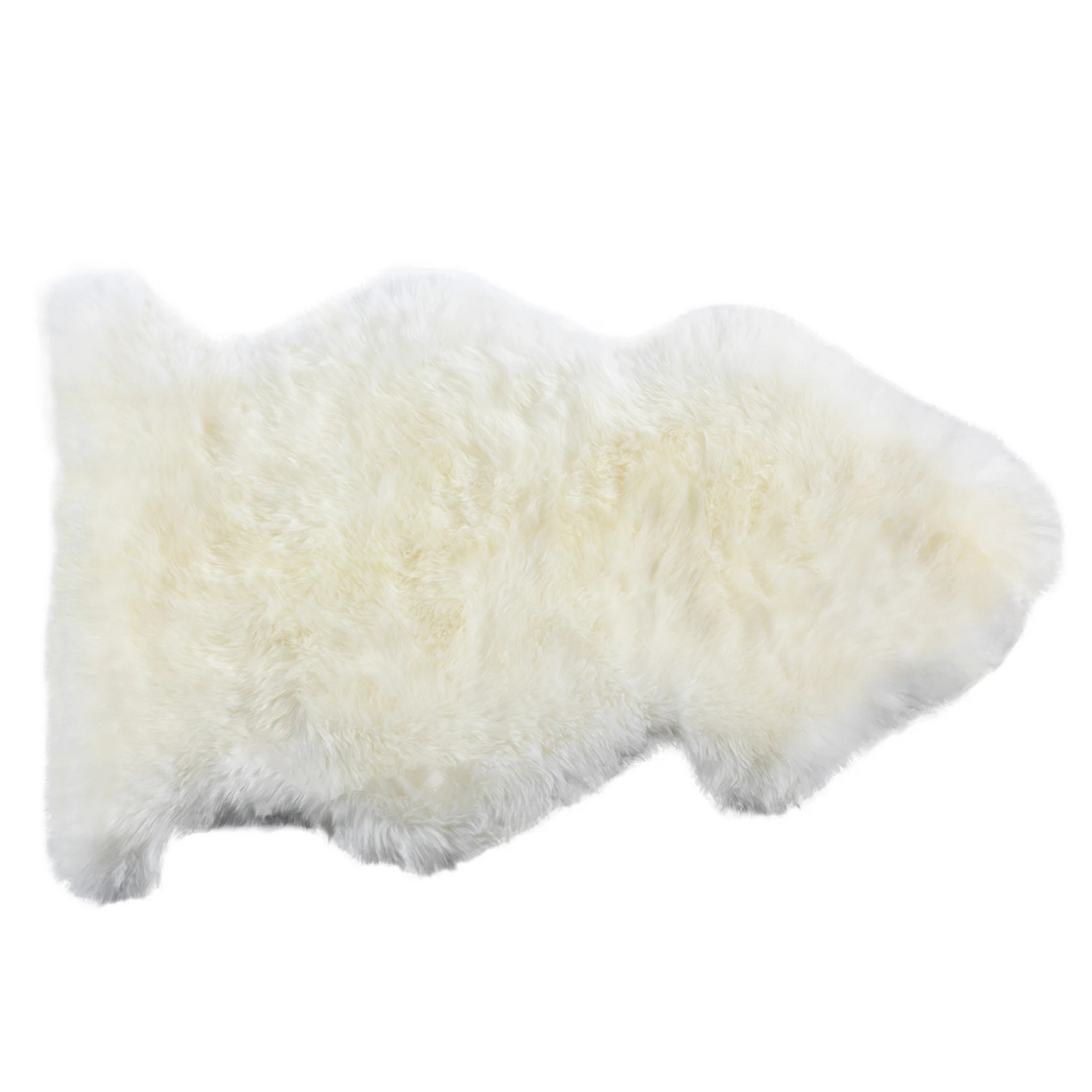 Tapis en peau de mouton longue laine 