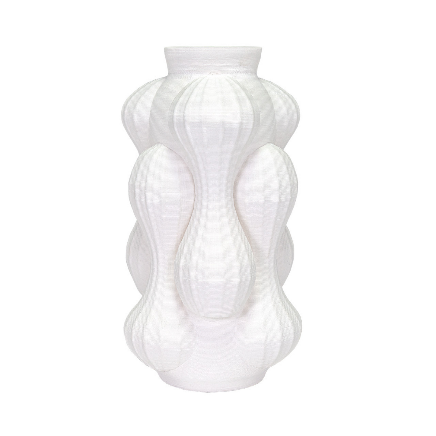 Vase en porcelaine courbé