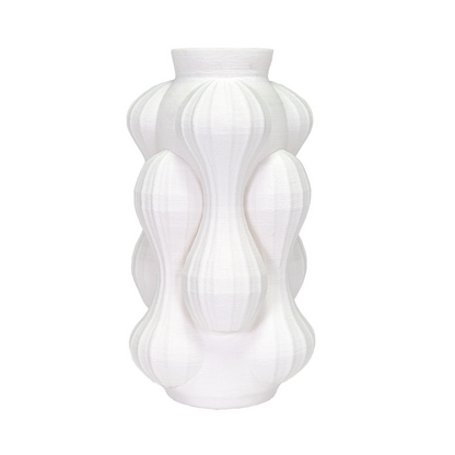 Vase en porcelaine courbé