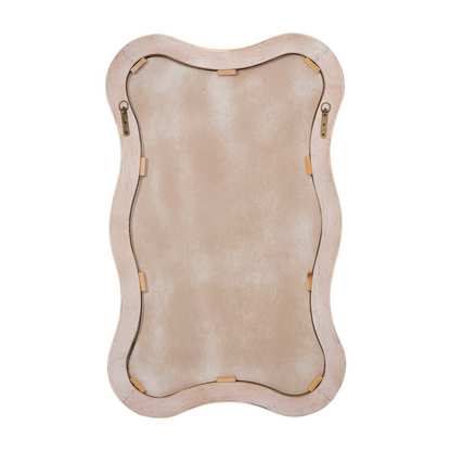 Miroir incurvé en bambou