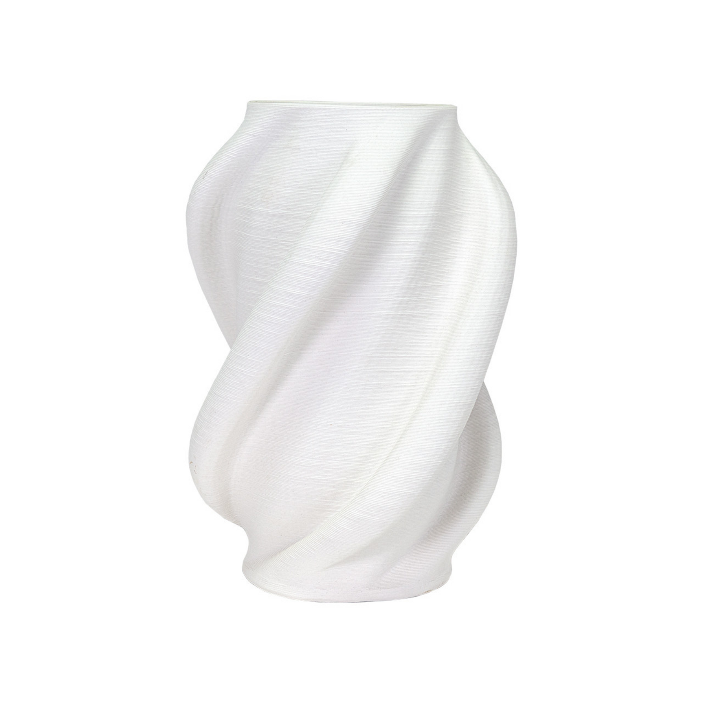 Vase en porcelaine tourbillonnant