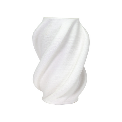 Vase en porcelaine tourbillonnant