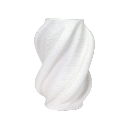 Vase en porcelaine tourbillonnant