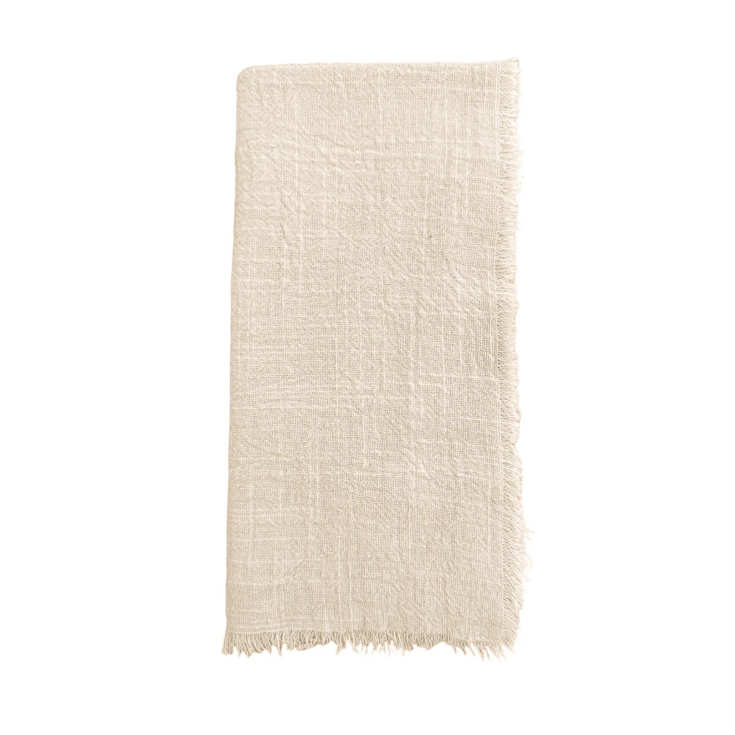 Serviettes en gaze de coton et lin (lot de 4)