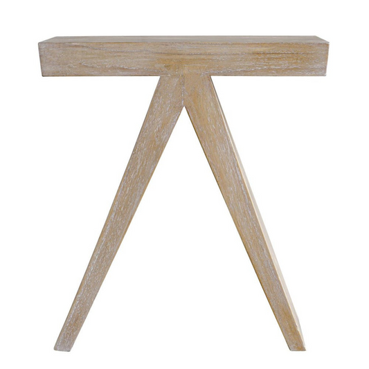 Tabouret d'appoint en bois de mindi 