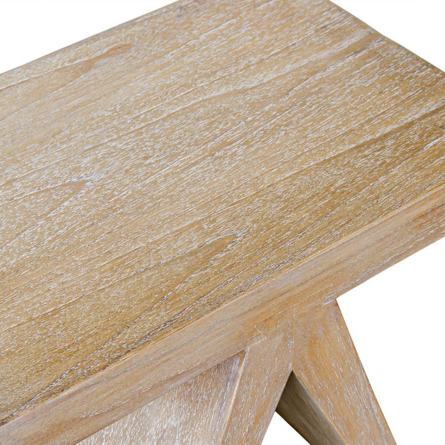 Tabouret d'appoint en bois de mindi 