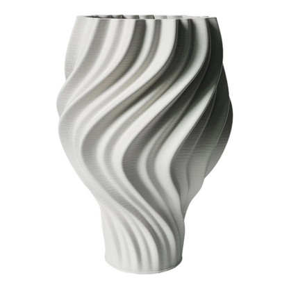 Vase en frêne imprimé en 3D
