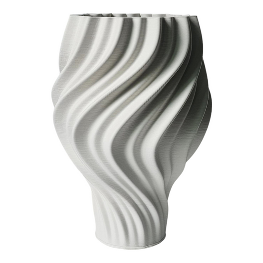 Vase en frêne imprimé en 3D