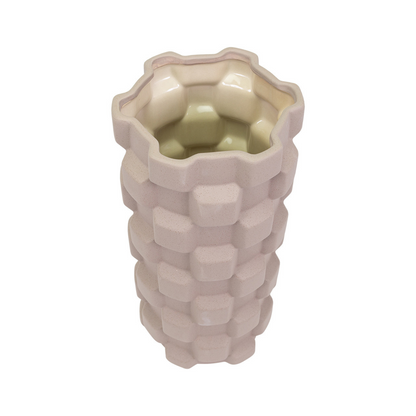 Vase carré surélevé en céramique