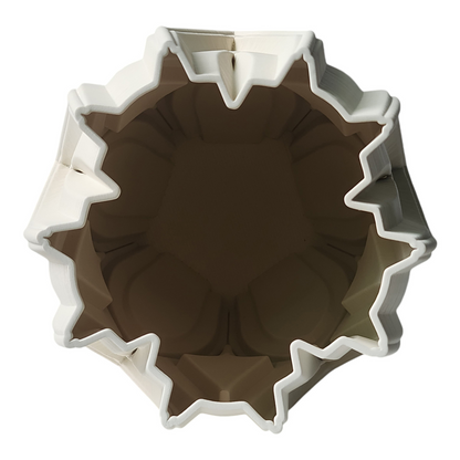 Vase en grès imprimé en 3D Sal