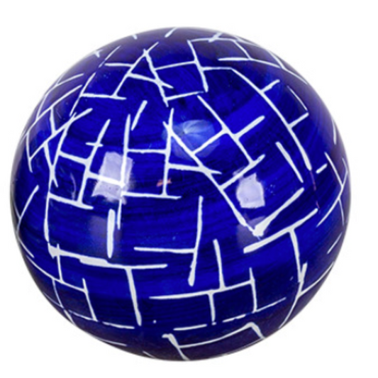 Sphères en céramique ornées