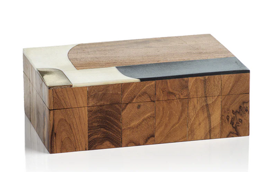 Coffret en bois de manguier et de sheesham de Lagos