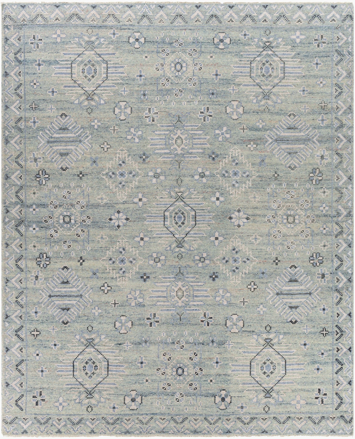 Tapis Almeria en laine et viscose