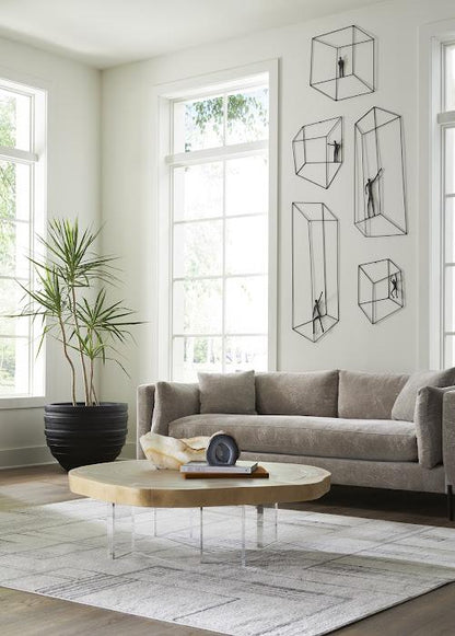 Table basse en bois flottant