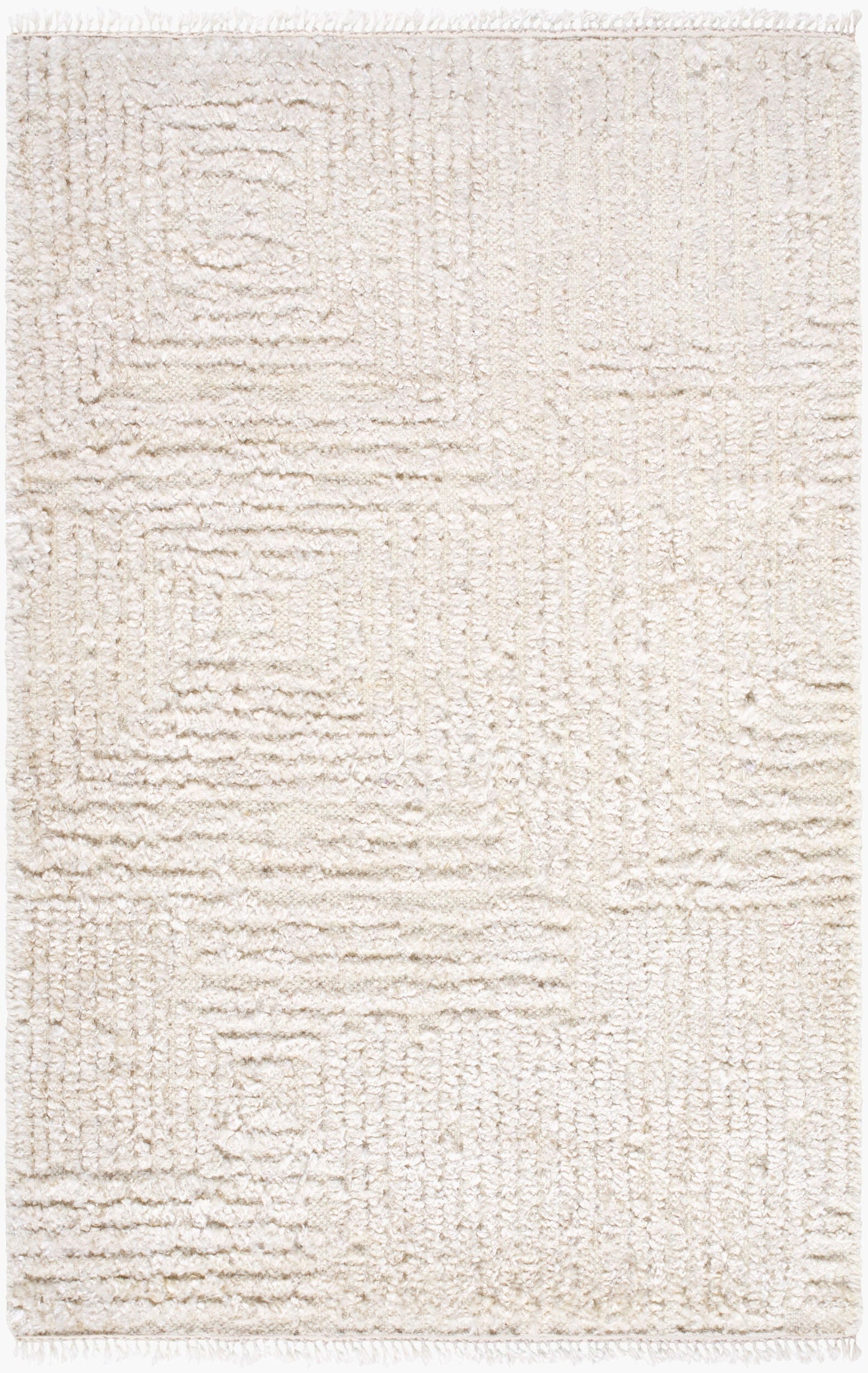 Tapis Lora en laine et viscose