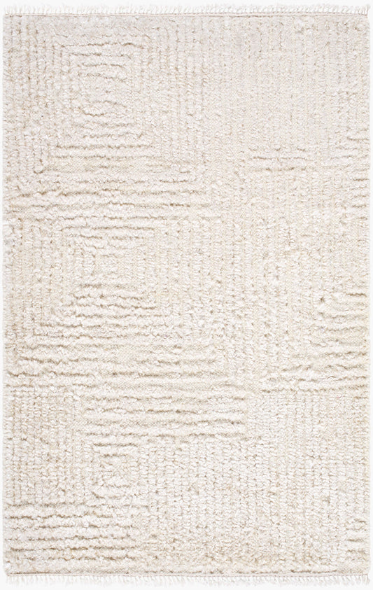 Tapis Lora en laine et viscose