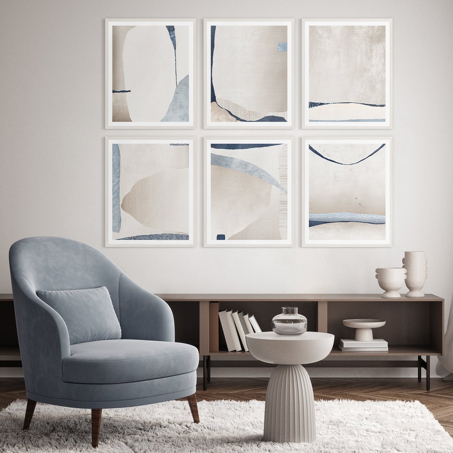 Ambiance côtière abstraite